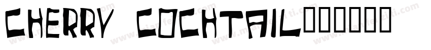 cherry cochtail字体转换